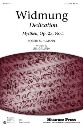 Robert Schumann: Widmung