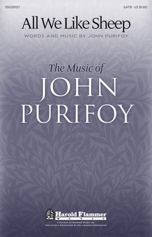 John Purifoy: All We Like Sheep