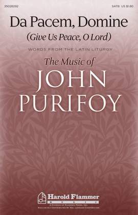 John Purifoy: Da Pacem, Domine