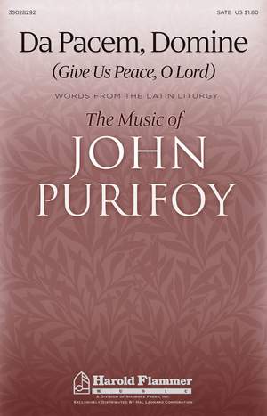 John Purifoy: Da Pacem, Domine