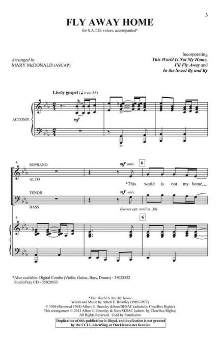 Albert E. Brumley: Fly Away Home
