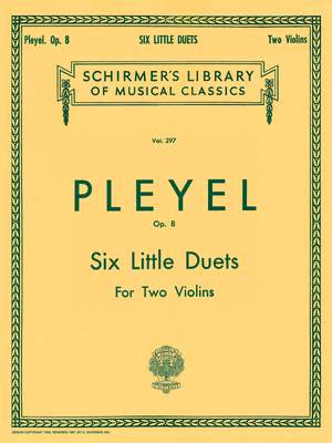 Ignace Pleyel: Six Little Duets, Op. 8