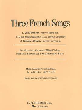 Louis Moyse: 3 French Songs