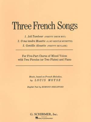 Louis Moyse: 3 French Songs