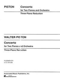 W Piston: Concerto For Two Pianos And Orchestra