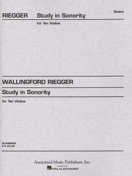 Wallingford Riegger: Study in Sonority, Op. 7
