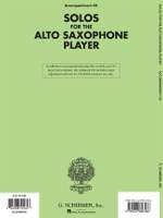 Solos for the Alto Saxophone Player Product Image
