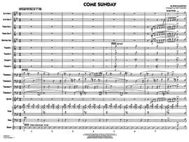 Come Sunday - Jazz Ensemble Score