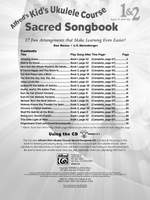 Alfred's Kid's Ukulele Course Sacred Songbook 1 & 2 Product Image
