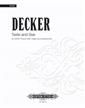 Decker, Pamela: Taste and See