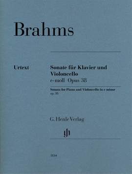 Brahms, J: Sonata for Piano and Violoncello E minor op. 38