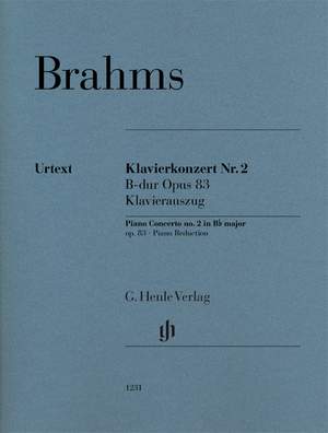 Brahms, J: Piano Concerto no. 2 B flat major op. 83
