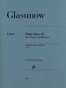 Glazunov, A: Élégie G minor op. 44