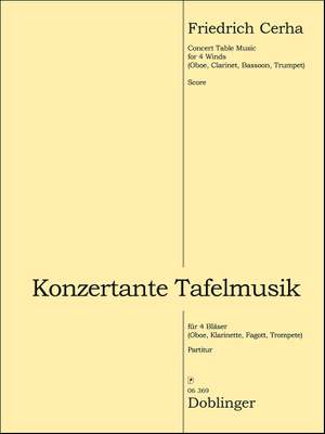Friedrich Cerha: Concert Table Music