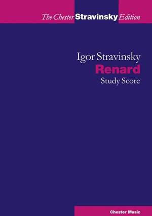 Igor Stravinsky: Igor Stravinsky: Renard Study Score