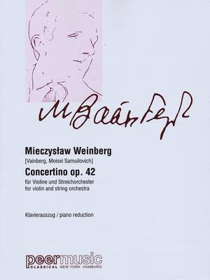 Weinberg: Concertino For Violin And String Orchestra, Op. 42