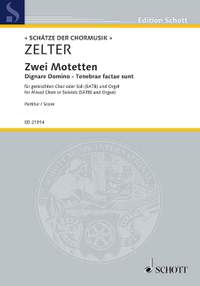 Zelter, C F: Two Motets