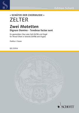 Zelter, C F: Zwei Motetten