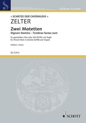 Zelter, C F: Zwei Motetten
