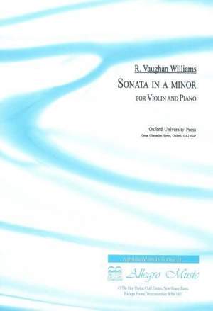 Vaughan Williams, Ralph: Sonata in A minor