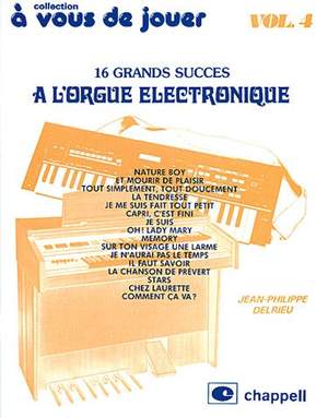 Jean-Philippe Delrieu: A Vous de Jouer à l'Orgue Electronique Vol. 4