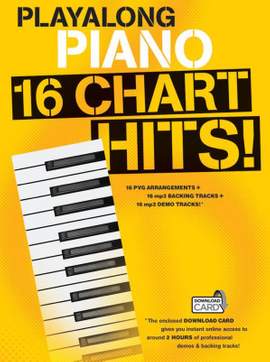 Playalong Piano: 16 Chart Hits
