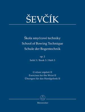Ševcík, Otakar: School of Bowing Technique op. 2 Book 3