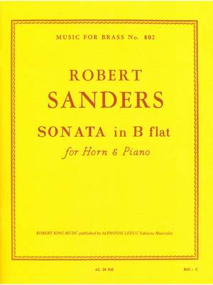 Sanders: Horn Sonata