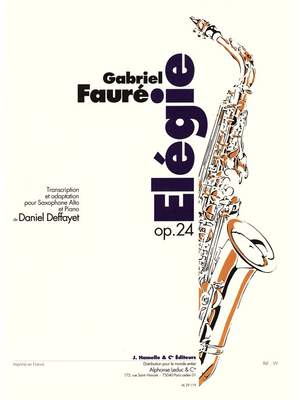 Gabriel Fauré: Elégie Op.24