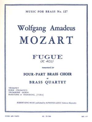 Wolfgang Amadeus Mozart: Fugue K401
