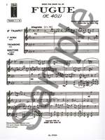Wolfgang Amadeus Mozart: Fugue K401 Product Image