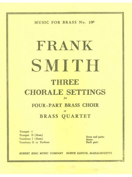 Smith: 3 Chorale Settings