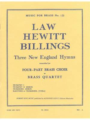 William Billings: 3 New England Hymns