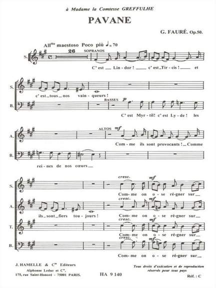 Gabriel Fauré: Pavane Op.50