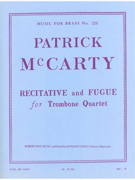 Patrick McCarty: Patrick McCarty: Recitative and Fugue
