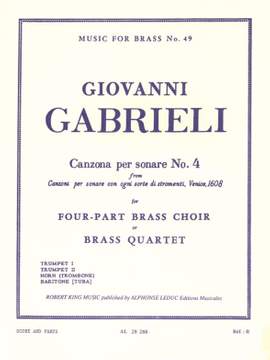Gabrieli: Canzona Per Sonare N04