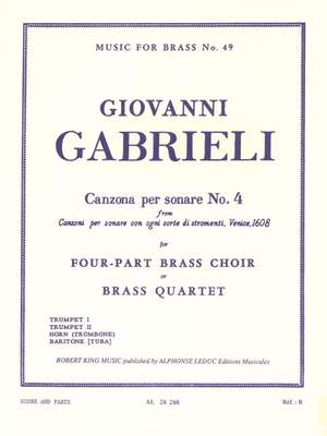 Gabrieli: Canzona Per Sonare N04