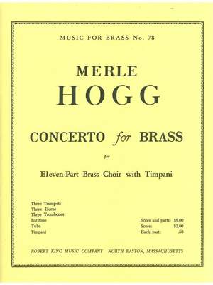 Hogg: Concerto For Brass
