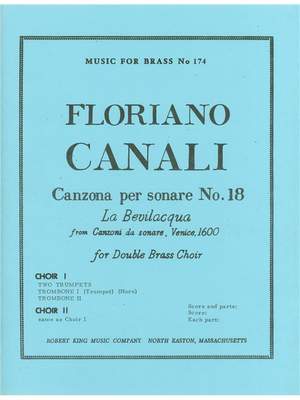Floriano Canali: Canzona Per Sonare N018