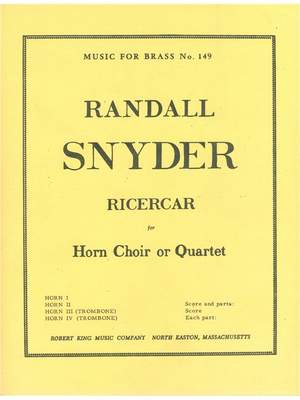 Snyder&#x3A;&#x20;Ricercar