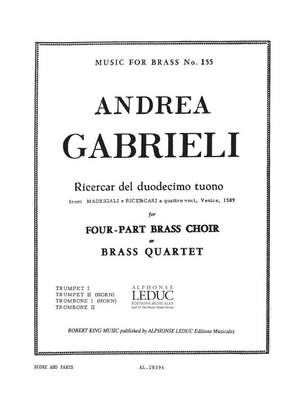 Andrea Gabrieli: Ricercar Del Duodecimo Tuono