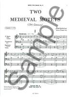 Robert King: Two Medieval Motets Product Image