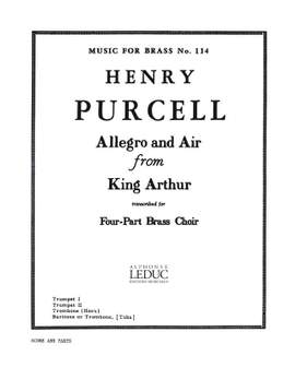 Henry Purcell: Allegro And Air Fom 'King Arthur'