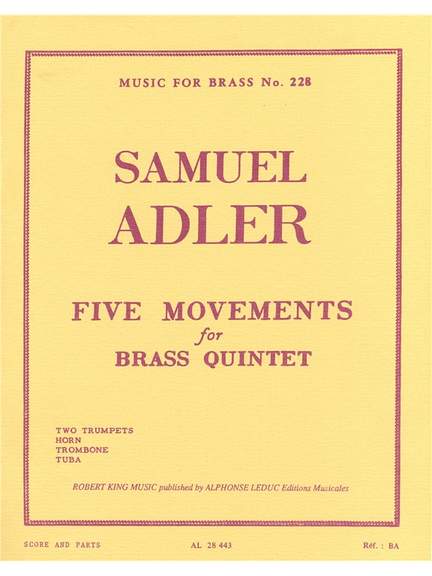 Samuel Adler: 5 Movements