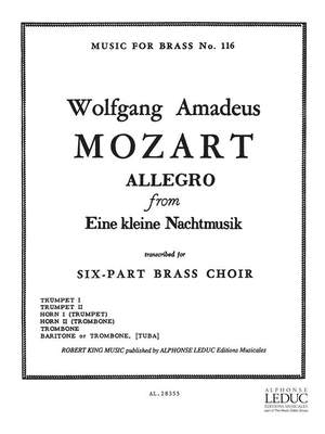 Wolfgang Amadeus Mozart: Allegro From 'Eine kleine Nachtmusik'