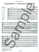 Wolfgang Amadeus Mozart: Allegro From 'Eine kleine Nachtmusik' Product Image
