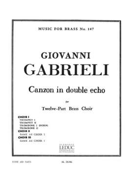 Gabrieli: Canzon In Double Echo