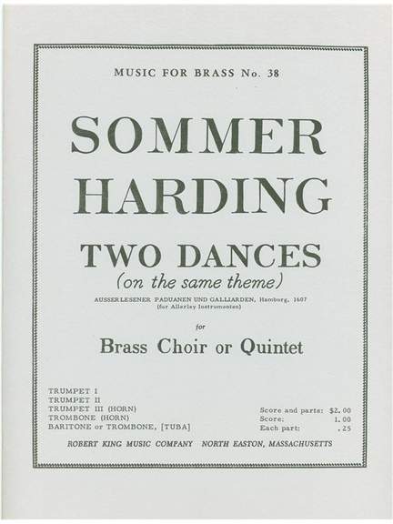 Sommer: 2 Dances On The Same Theme
