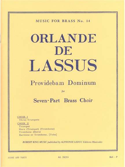 Lassus: Providebam Dominum