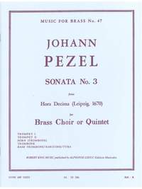 Pezel: Sonata N03-Hora Decima